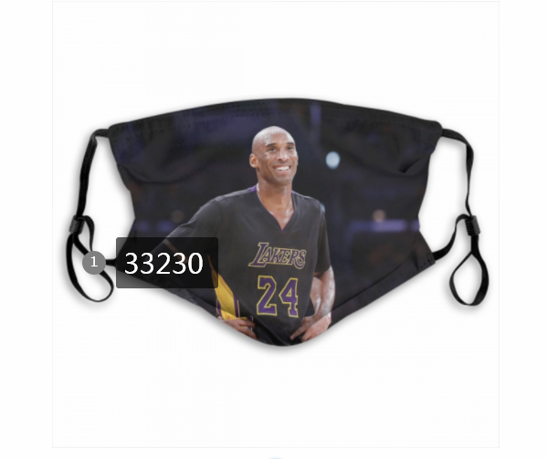 2021 NBA Los Angeles Lakers #24 kobe bryant 33230 Dust mask with filter->nba dust mask->Sports Accessory